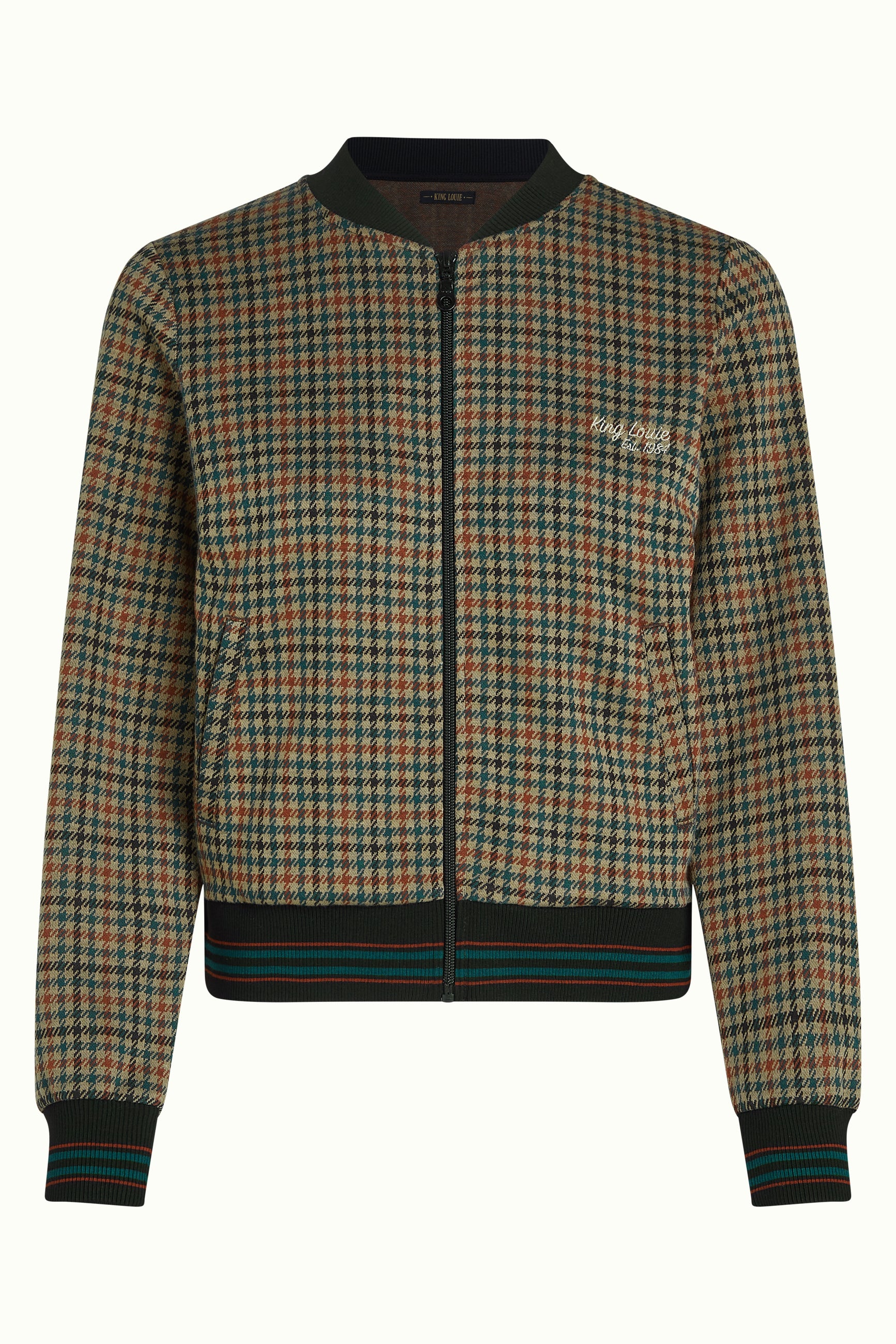 Bessie Jacket Vine Jacquard - Beige
