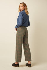 Federica Pants Vine Jacquard - Beige