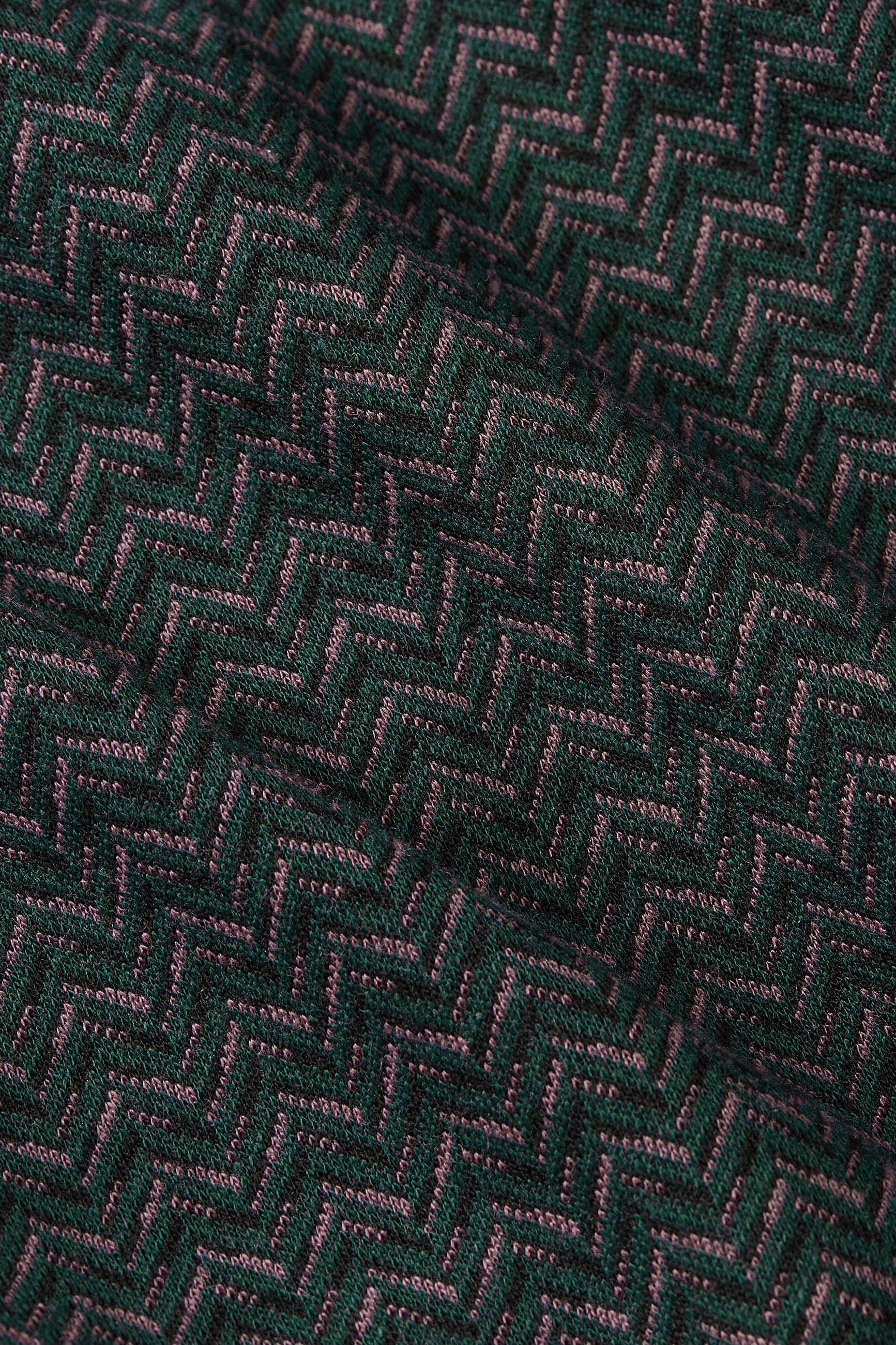 Mona Dress Wander Jacquard - Pine Green