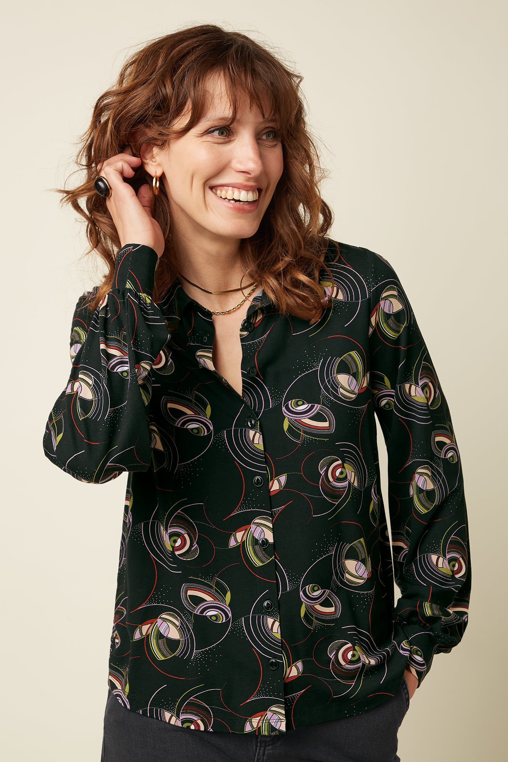 Maisie Blouse Dolly - Black