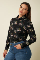 Rollneck Top Dolly - Black