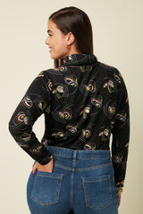 Rollneck Top Dolly - Black