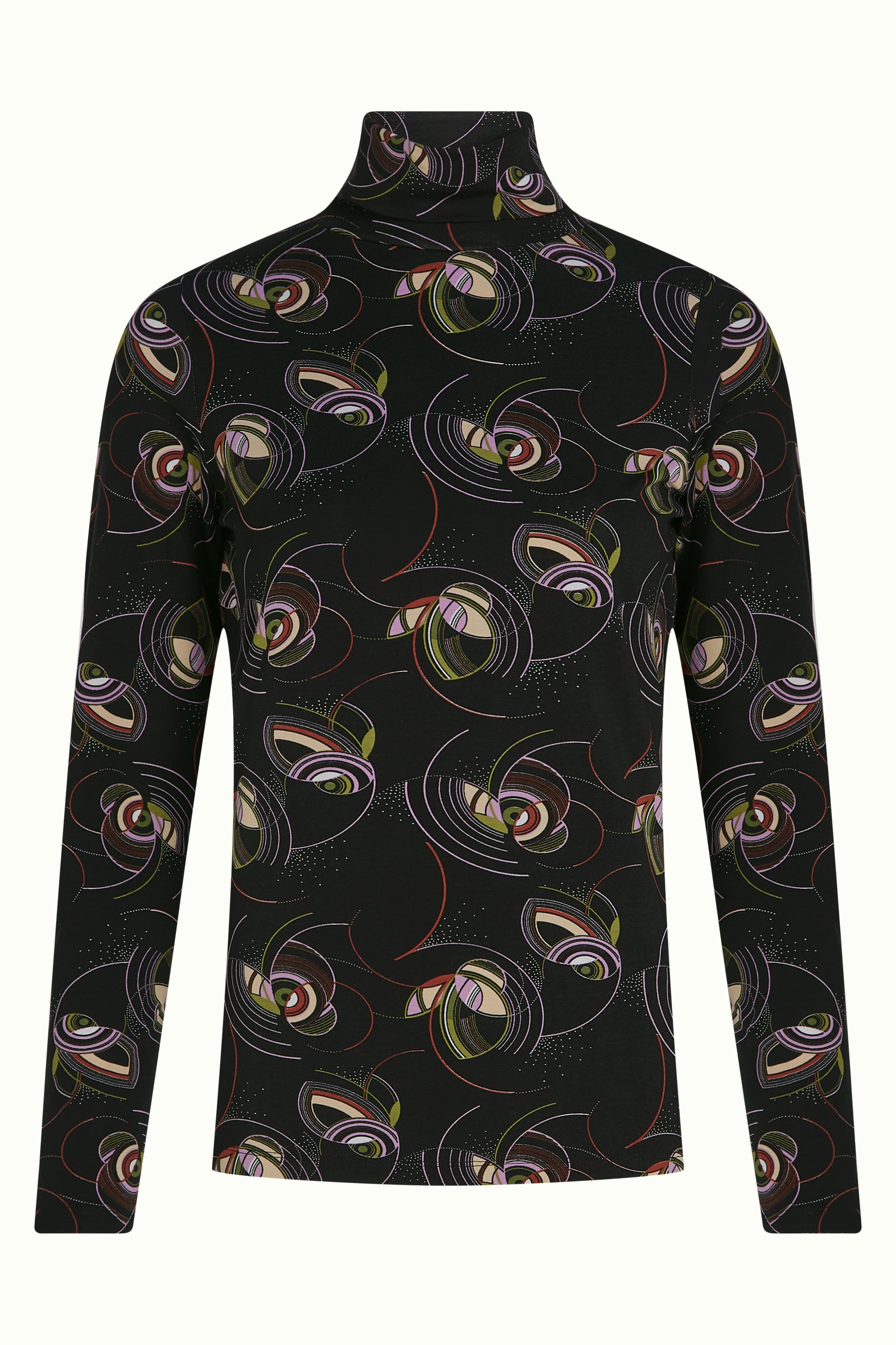 Rollneck Top Dolly - Black
