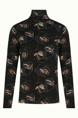 Rollneck Top Dolly - Black