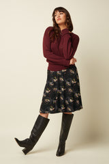 Serena Skirt Dolly - Black
