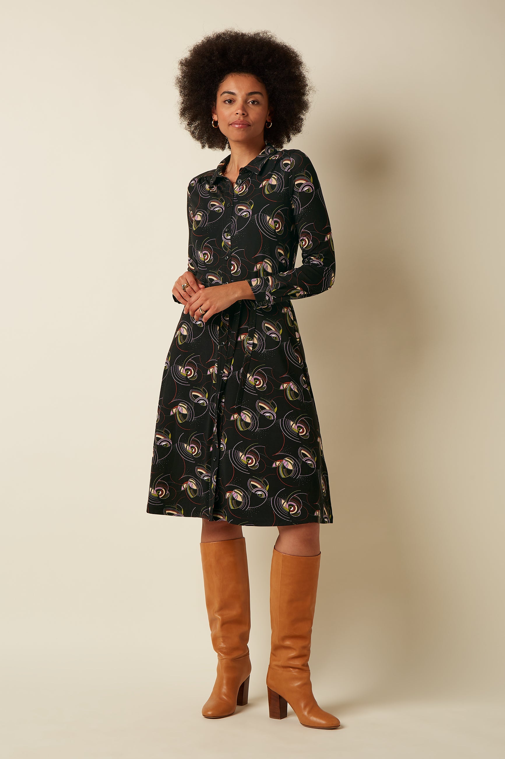 Olive Dress Dolly - Black