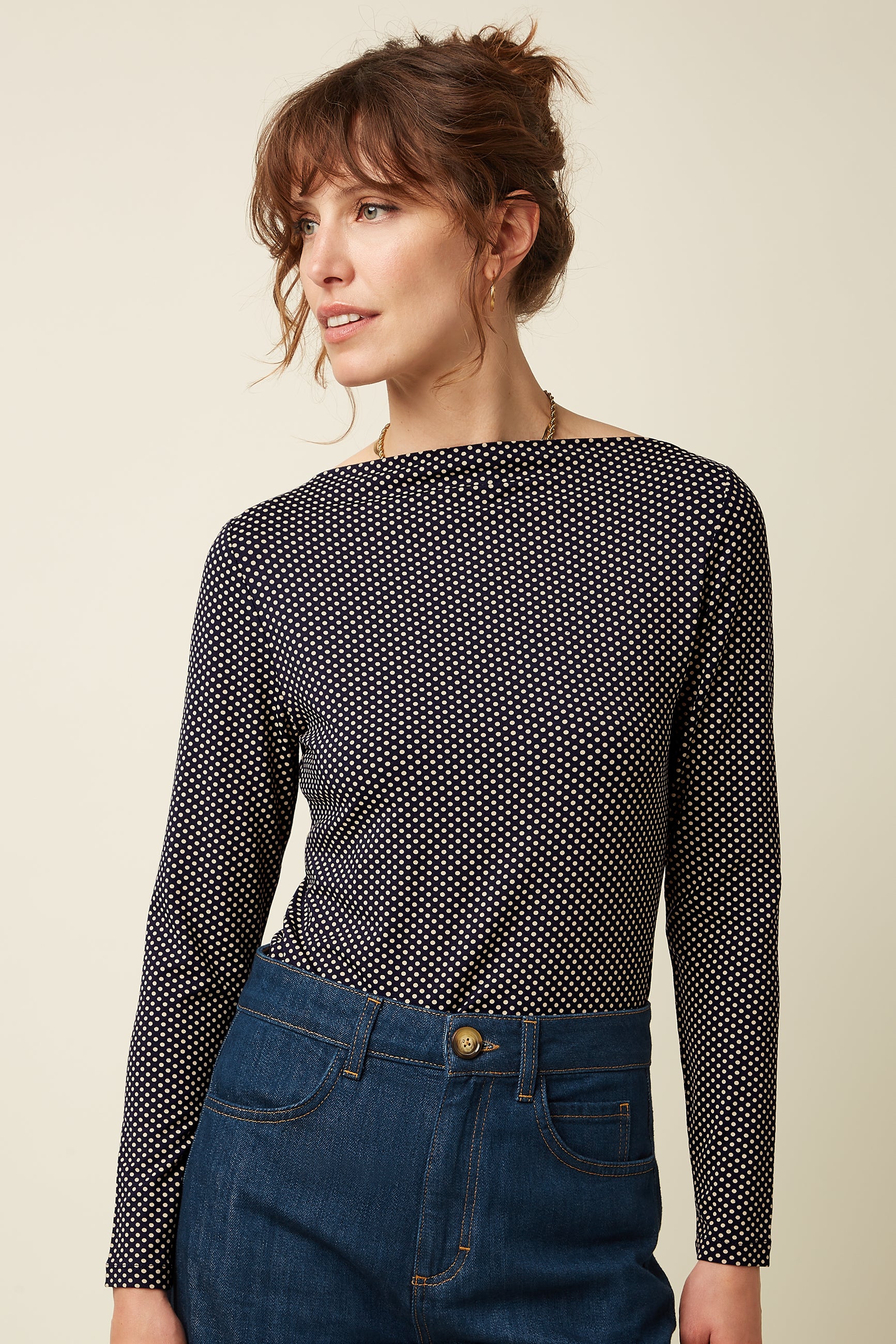 Marina Top Piper - Ink Blue