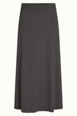 Border Midi Skirt Piper - Ink Blue