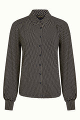 Carina Blouse Piper - Ink Blue