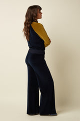 Lila Coljack Baton Velvet - Sapphire Blue