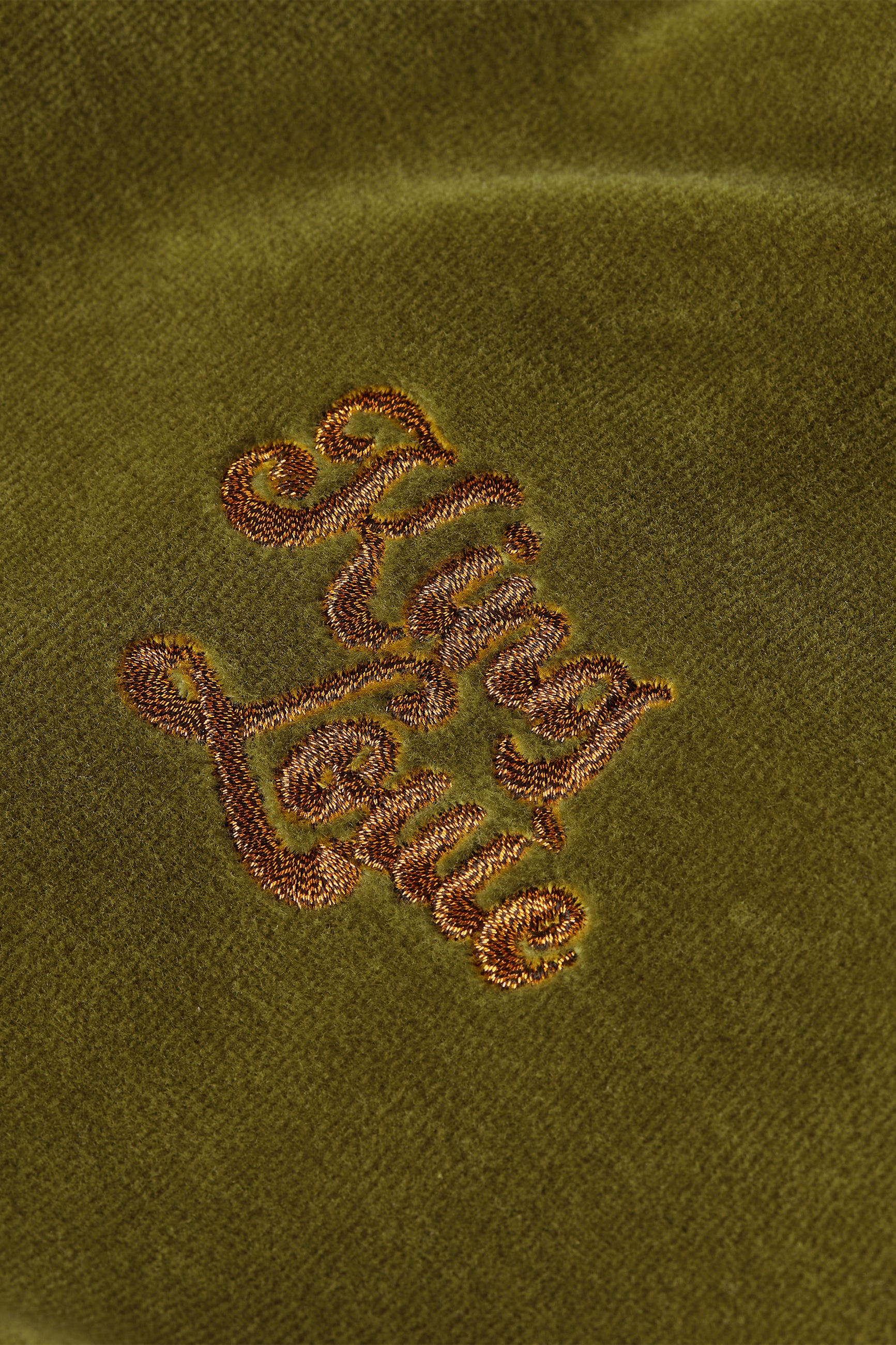 Febe Sweater Baton Velvet - Mustard Green