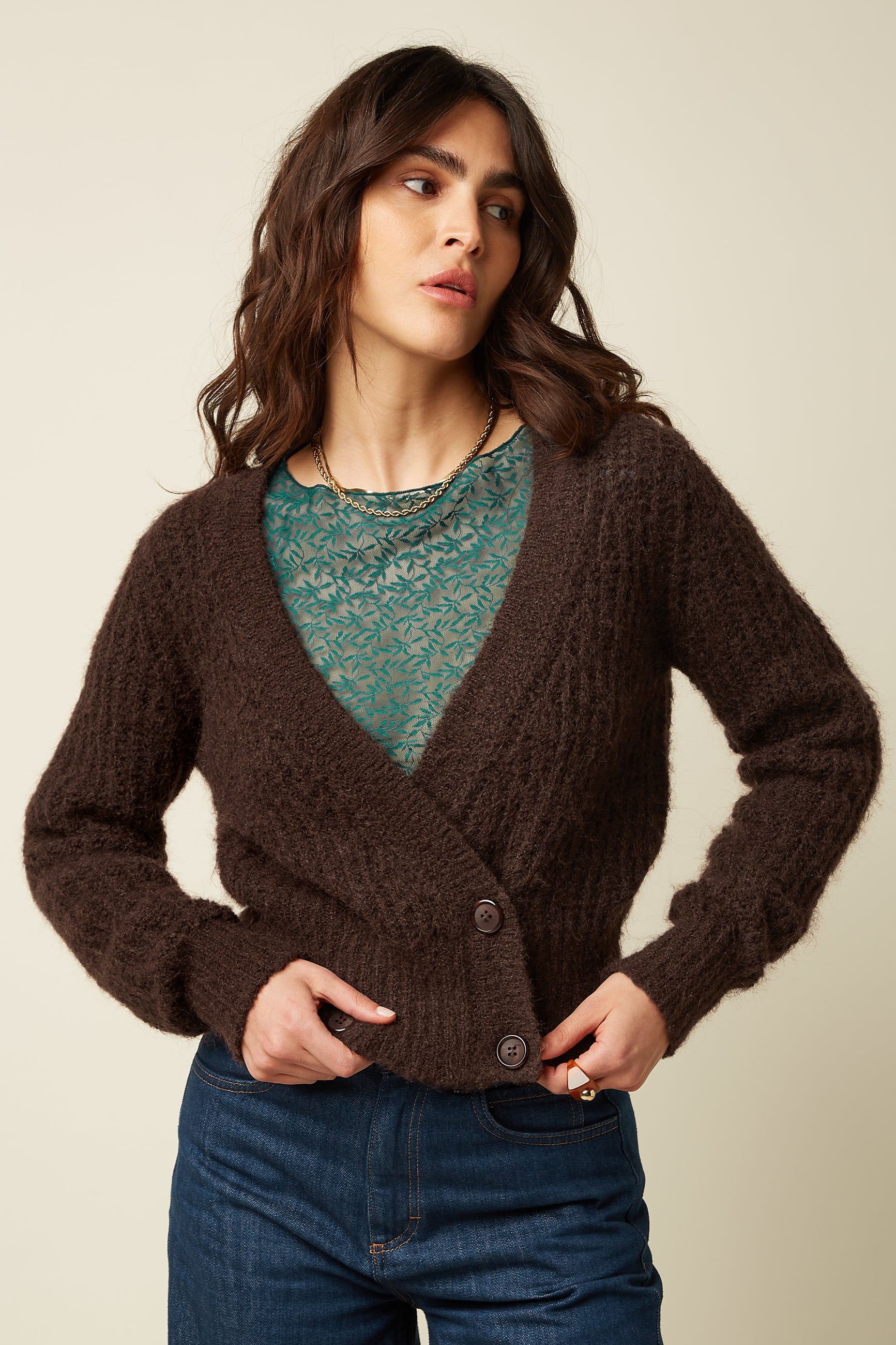 Fiora Cardi Hollow - Rum Brown