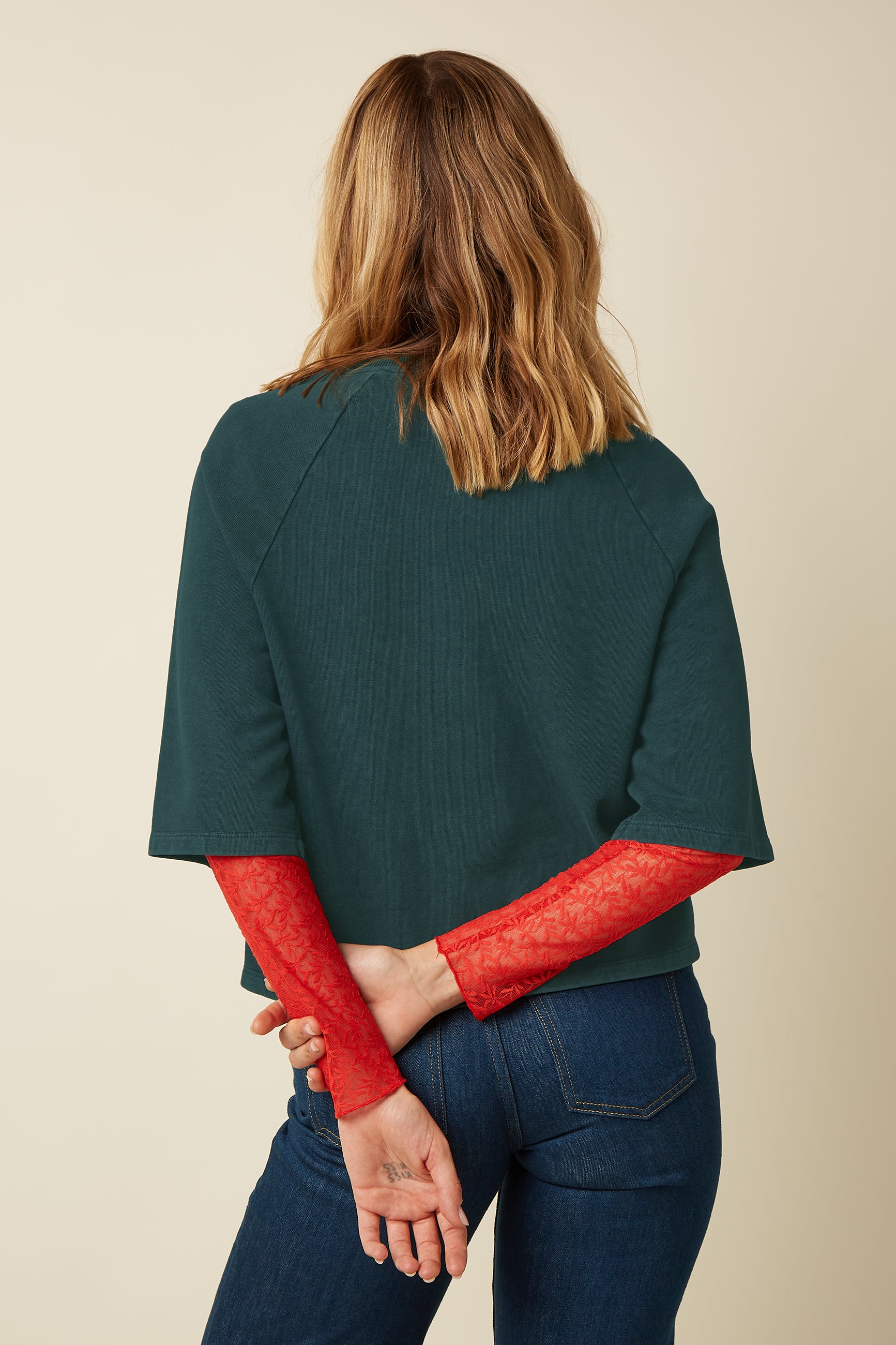 Anya Sweater Wilde Sweat - Pine Green