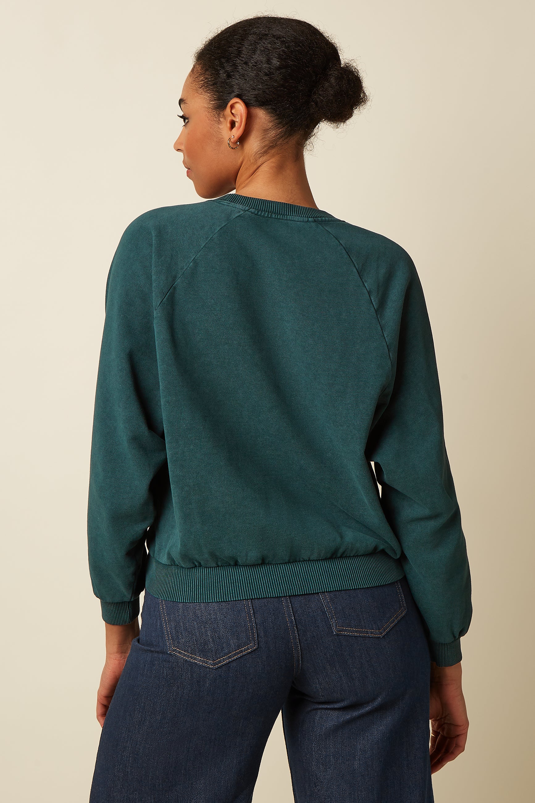 Bibi Sweater Wilde Sweat - Pine Green