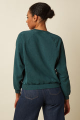 Bibi Sweater Wilde Sweat - Pine Green
