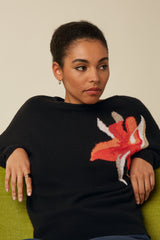 Valentina Top Rime - Black