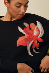 Valentina Top Rime - Black