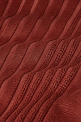 Sofie Cardi Match Knit - Spicy Brown