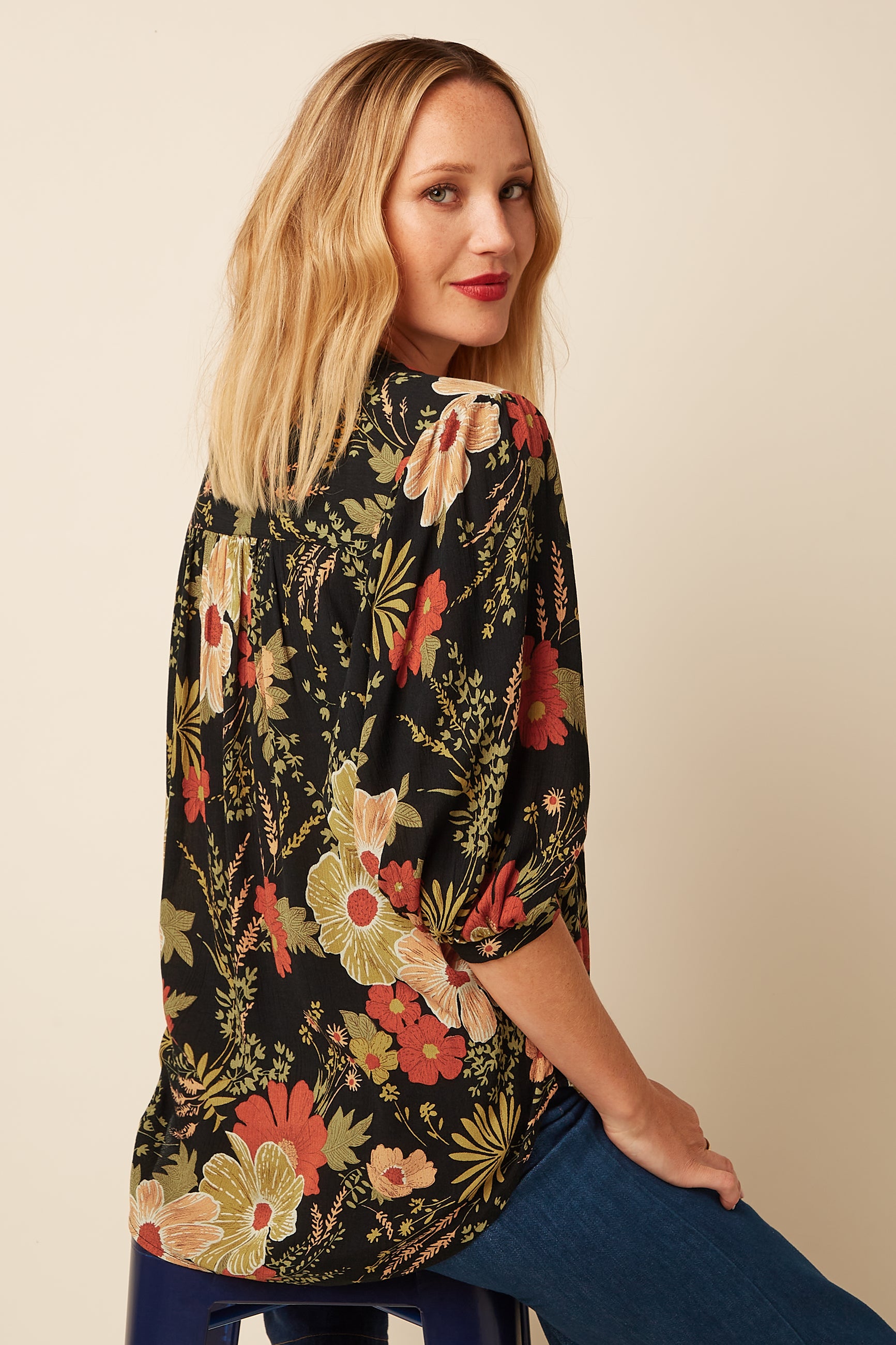 Olga Blouse Mabel - Black
