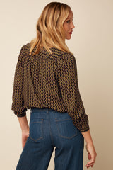Lisa Blouse Turi Woven - Black