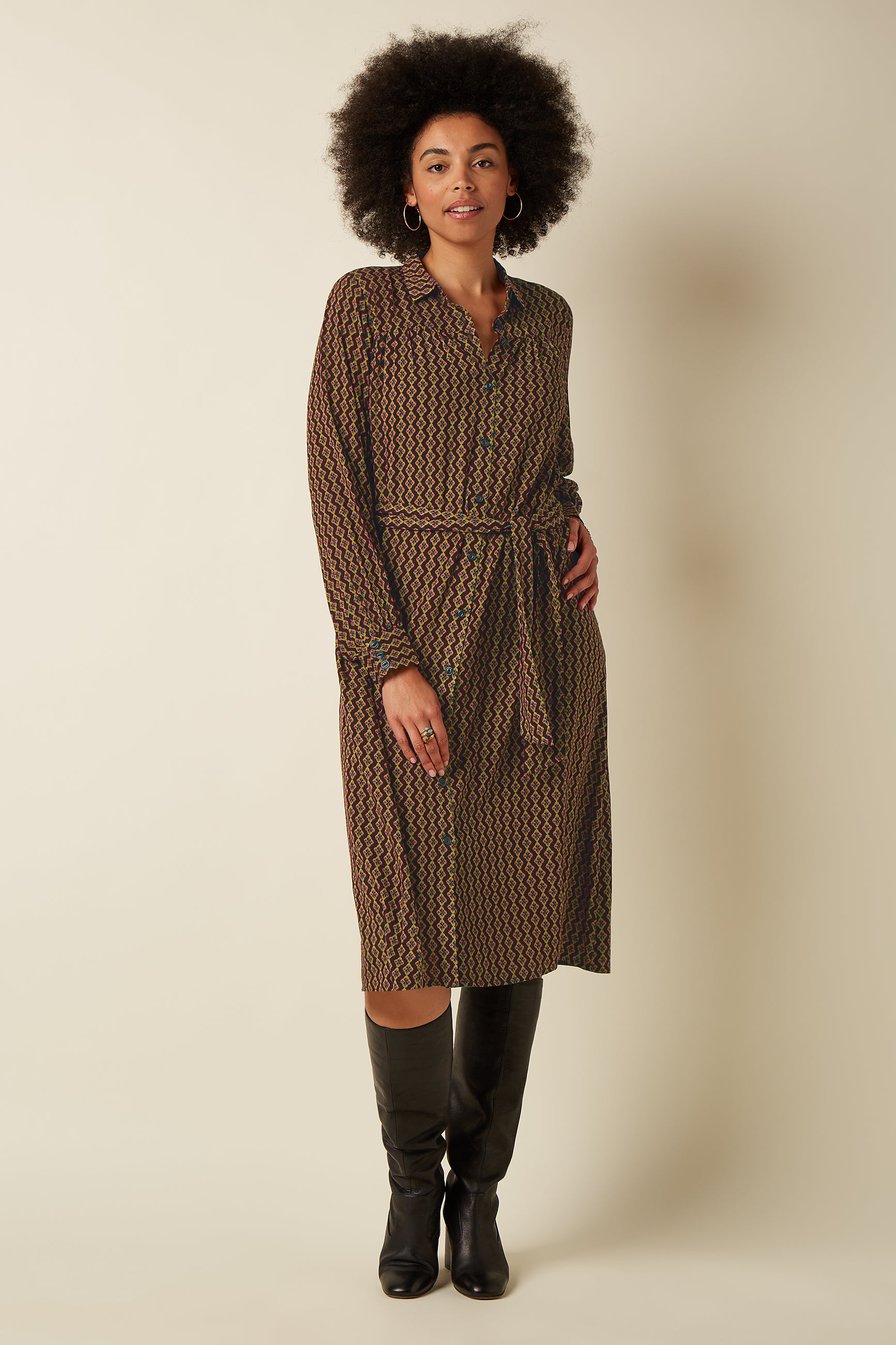 Amy Dress Turi Woven - Black