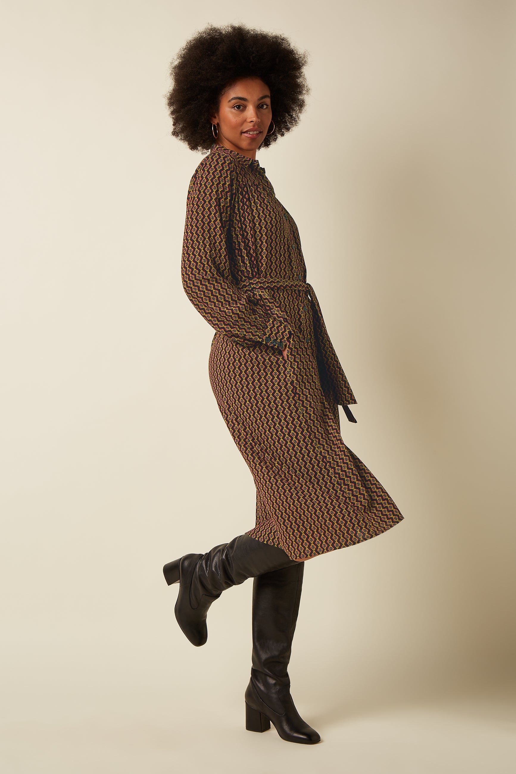 Amy Dress Turi Woven - Black