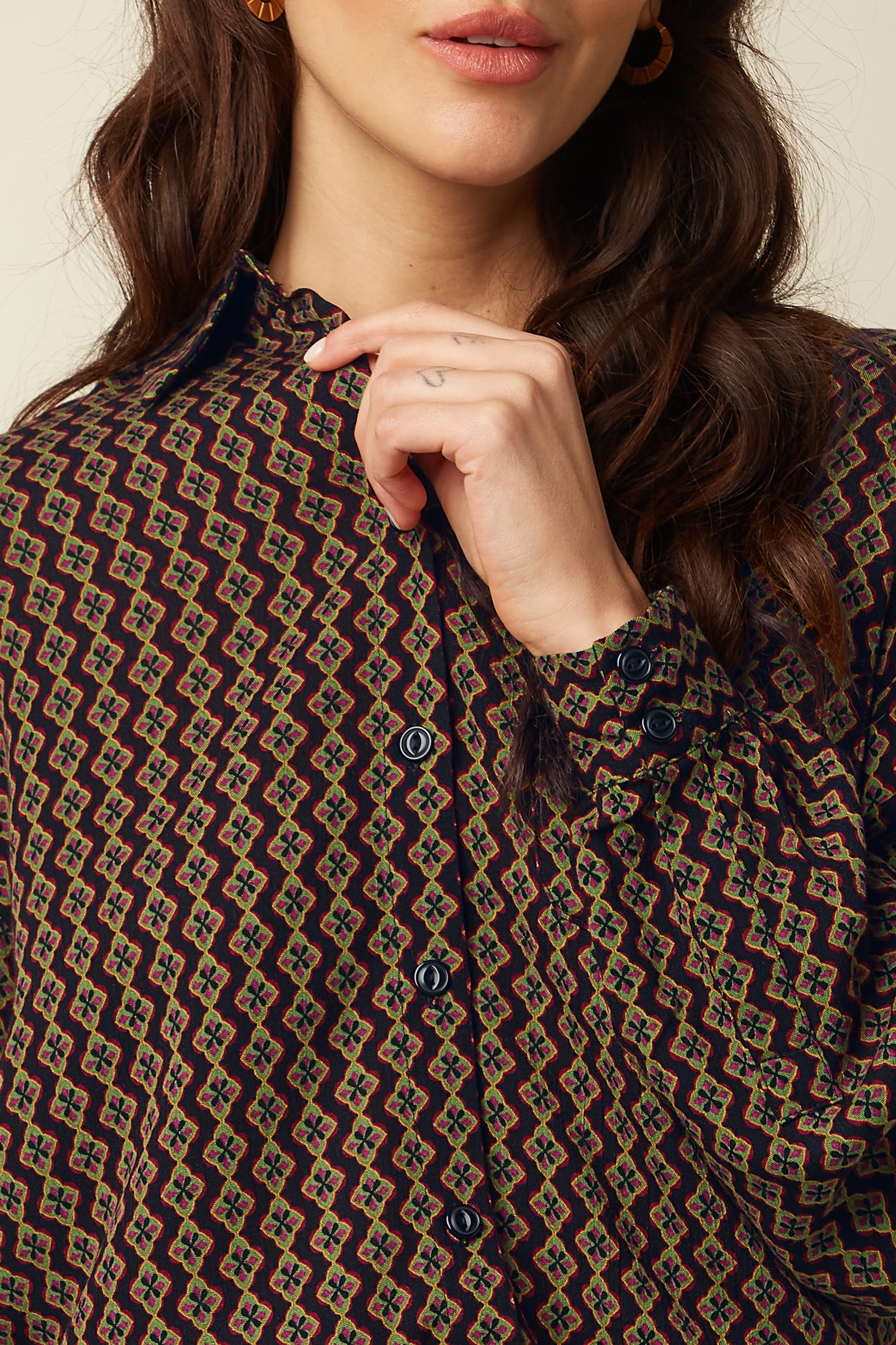 Gaby Blouse Turi Woven - Black
