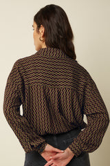 Gaby Blouse Turi Woven - Black