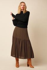 Tara Skirt Turi Woven - Black