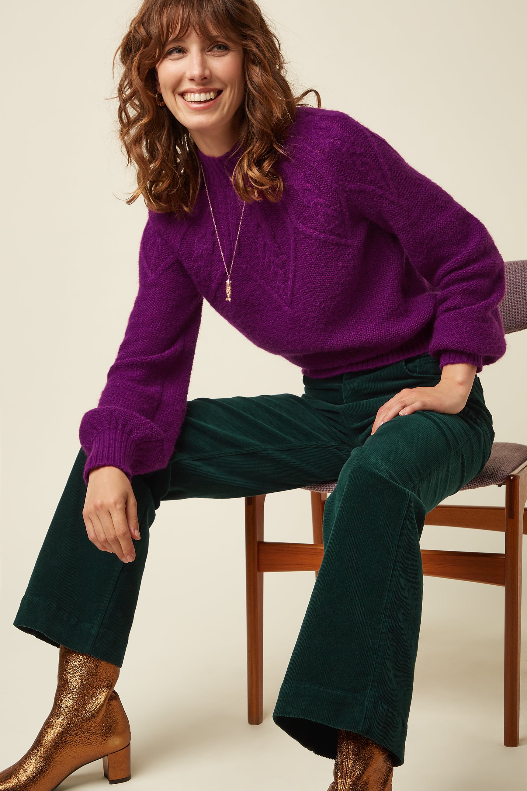 Bob Pants Corduroy - Pine Green