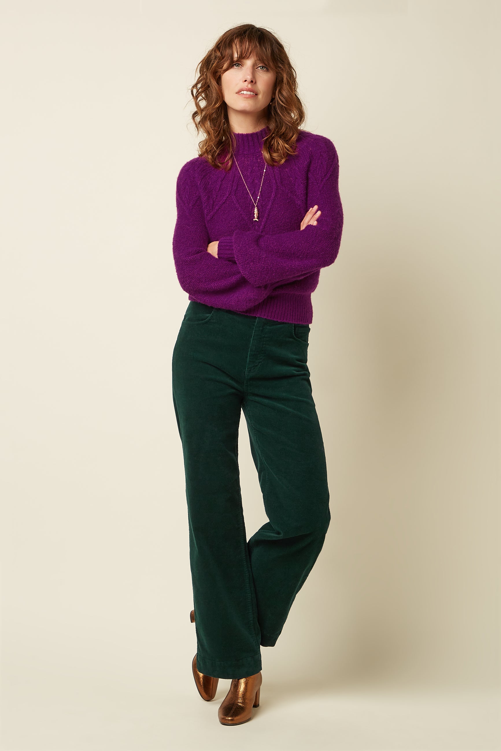 Bob Pants Corduroy - Pine Green
