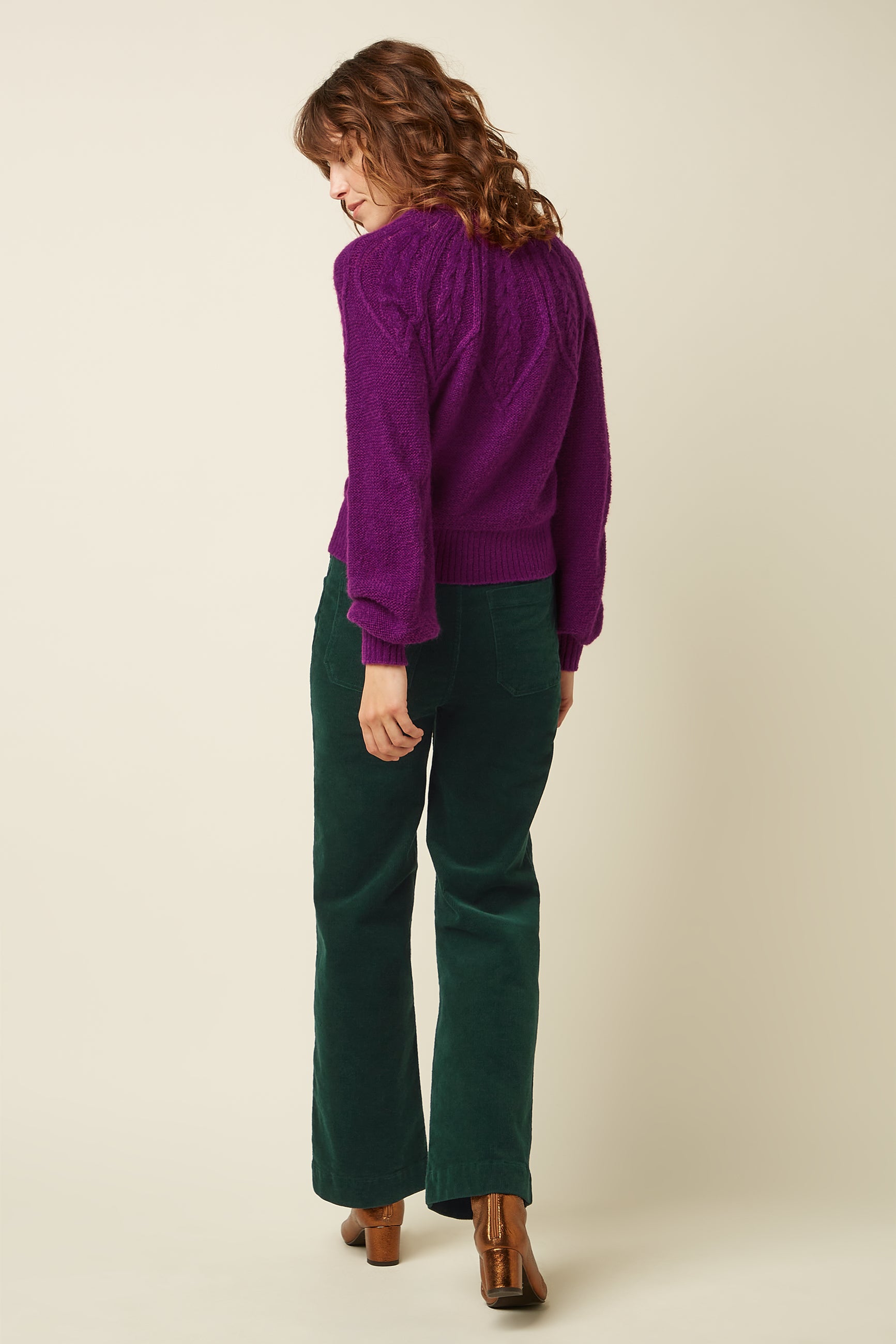 Bob Pants Corduroy - Pine Green