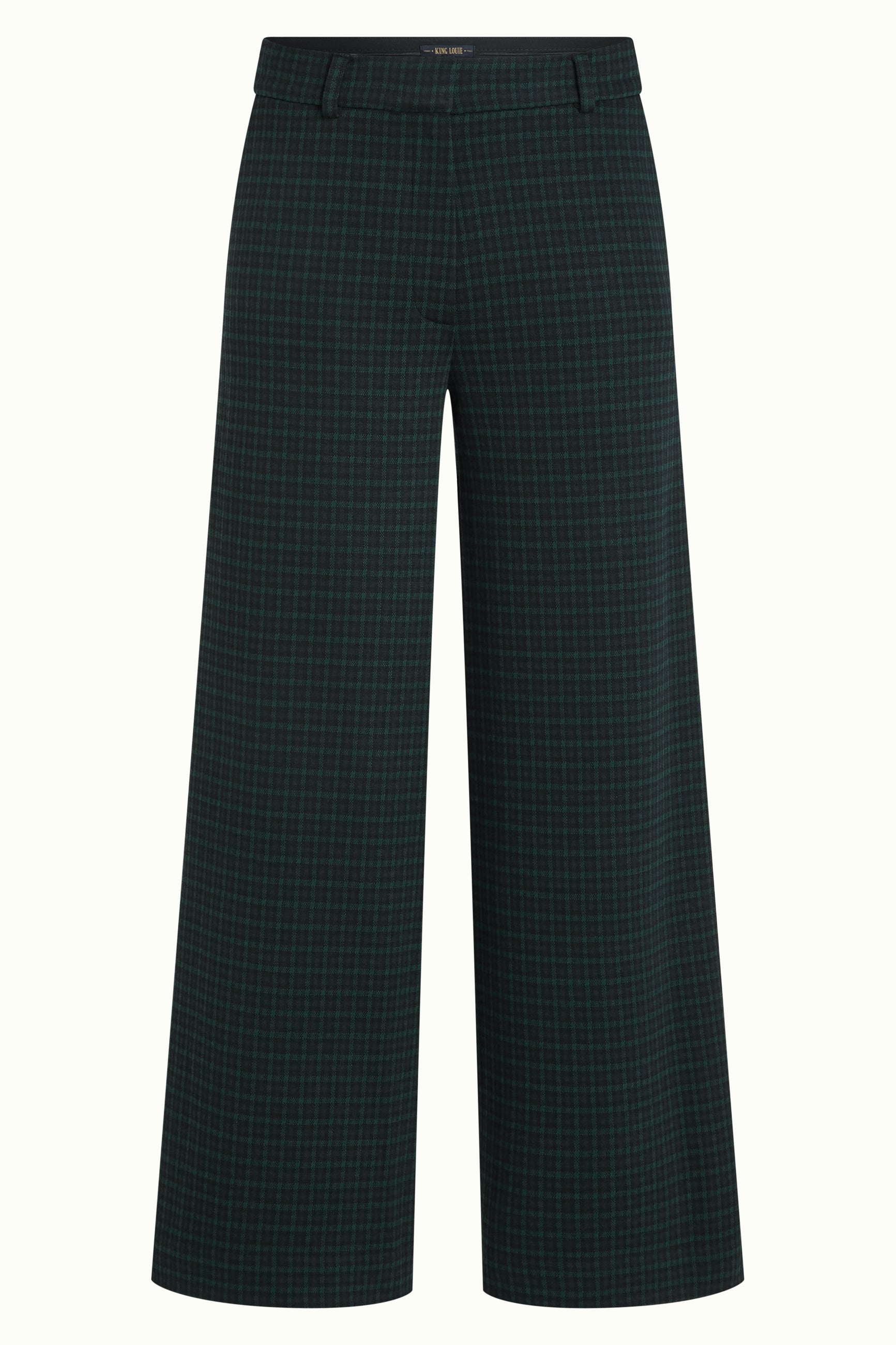 Federica Pants Reyna Check - Black
