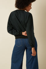 Bibi Sweater Reyna Check - Black