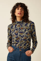 Rollneck Top Leia - Evening Blue