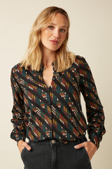 Maisie Blouse Lewis - Black