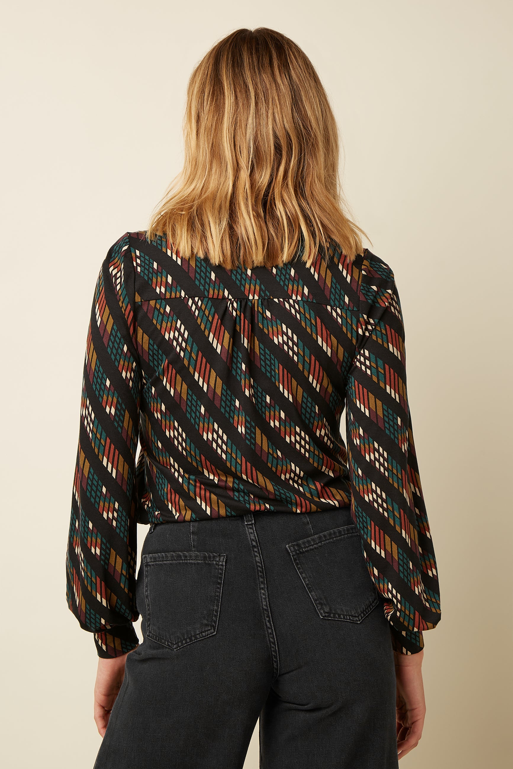 Maisie Blouse Lewis - Black