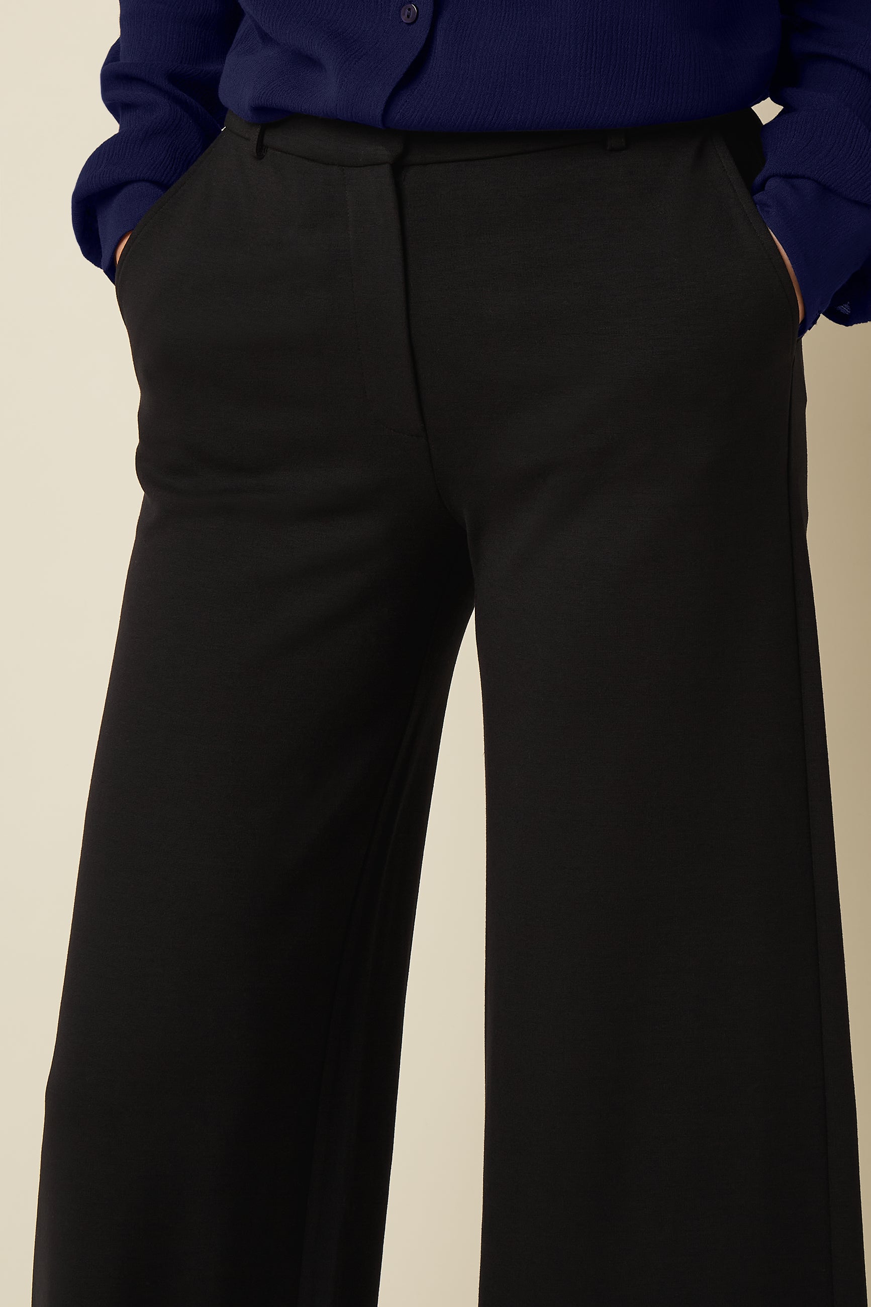 Federica Pants Milano Uni - Black