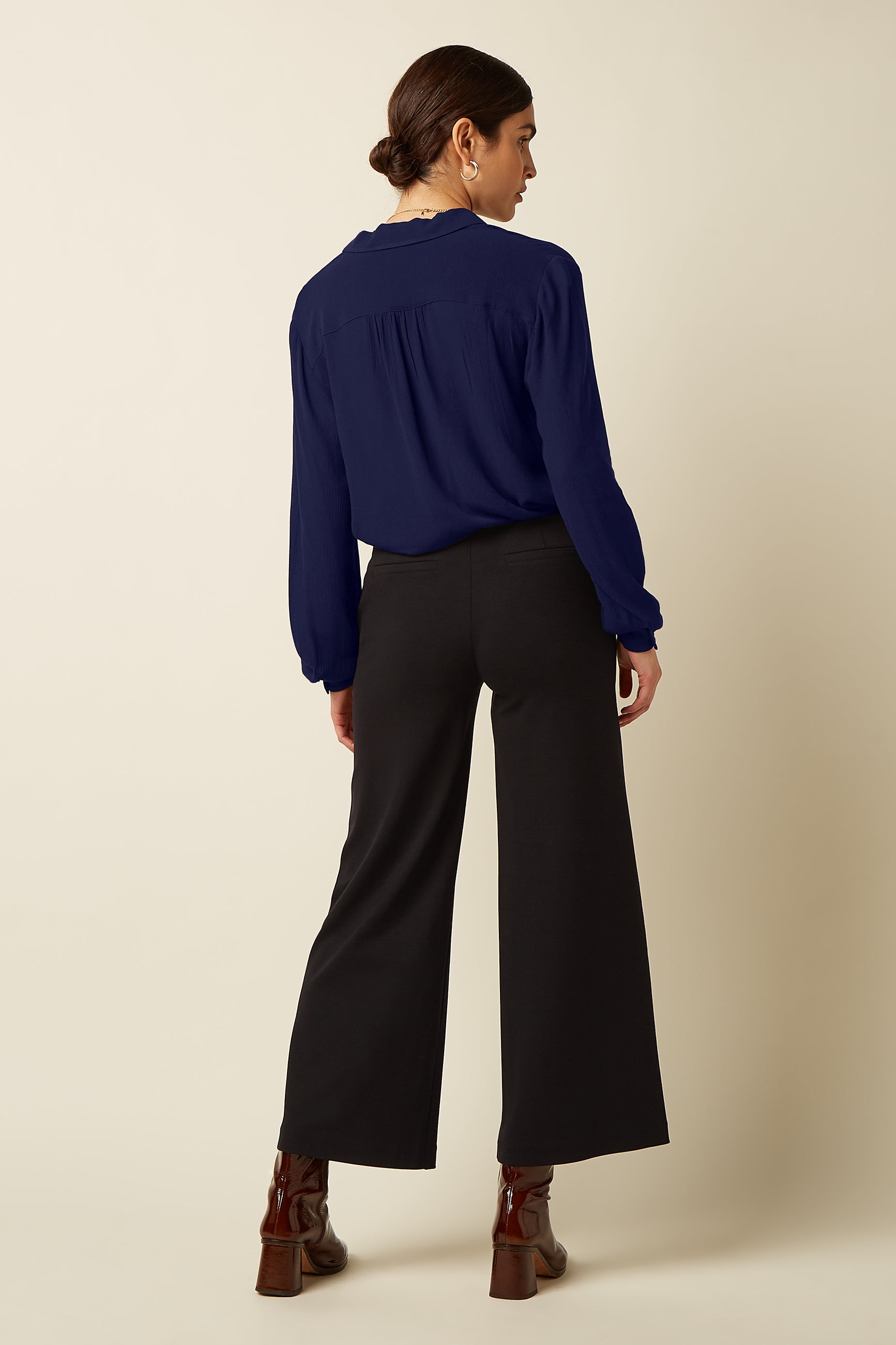 Federica Pants Milano Uni - Black