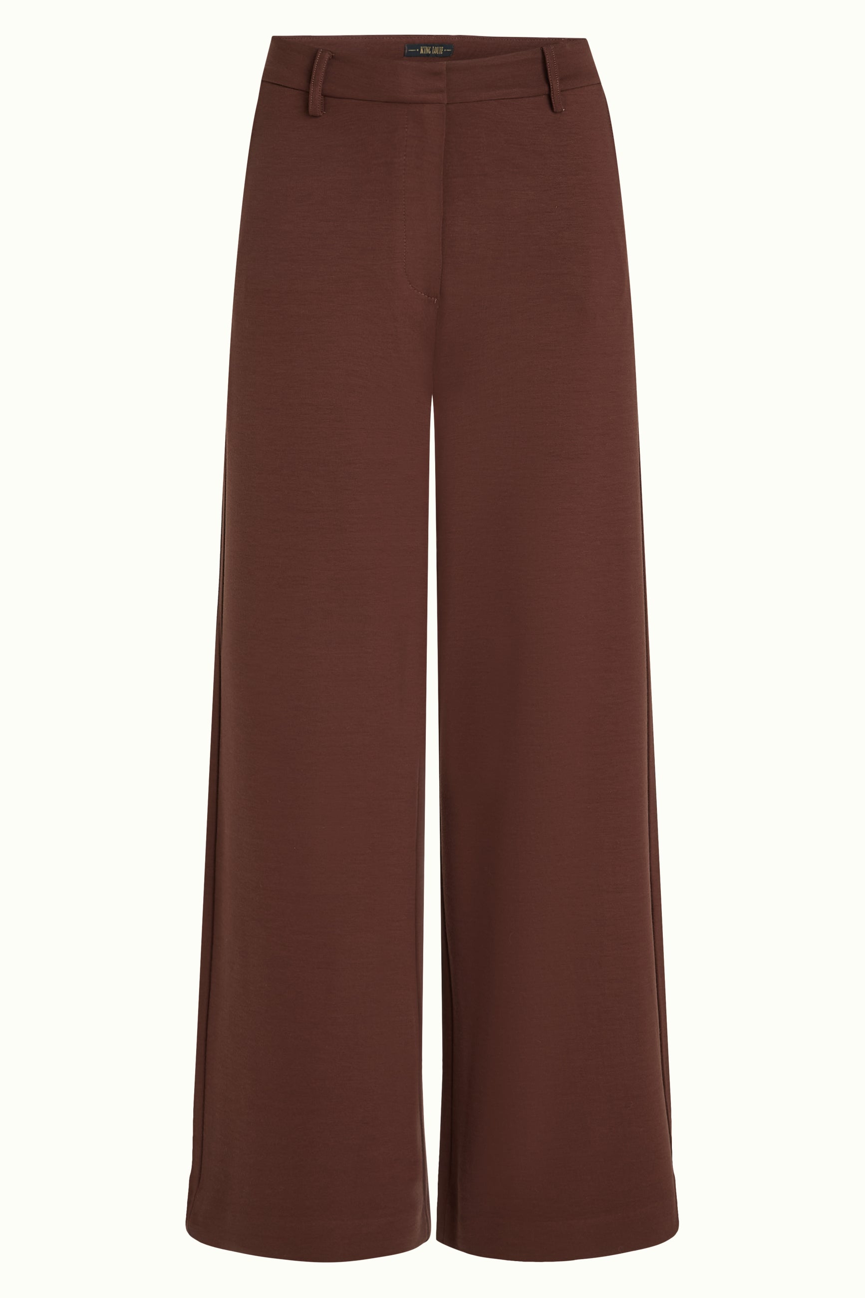 Federica Pants Milano Uni - Rum Brown