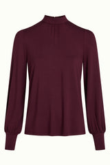 Phoebe Top Viscose Light - Porto Red