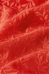 Blouse Stretch Lace - Fire Red