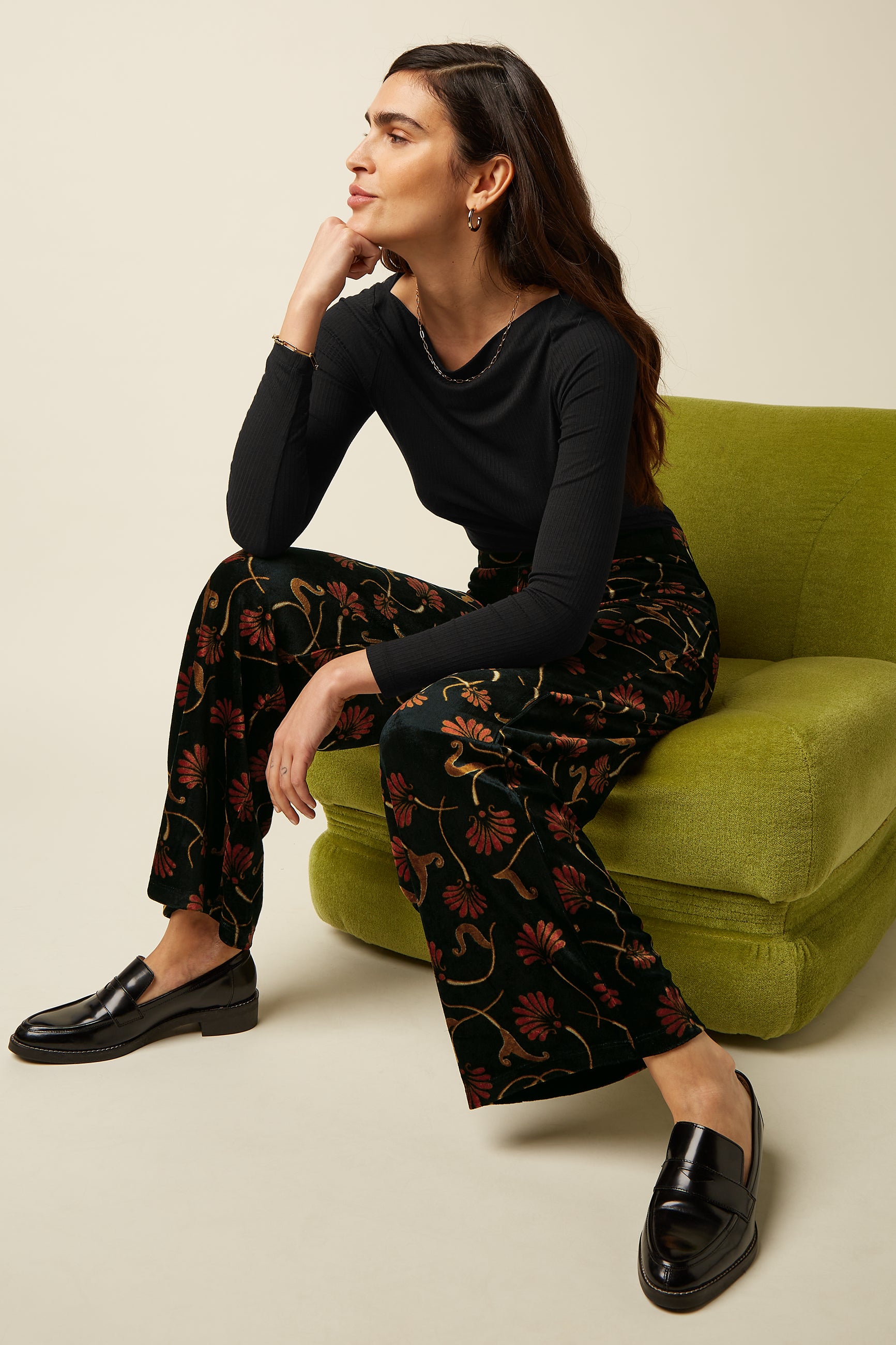 Sara Pants Marconi - Black