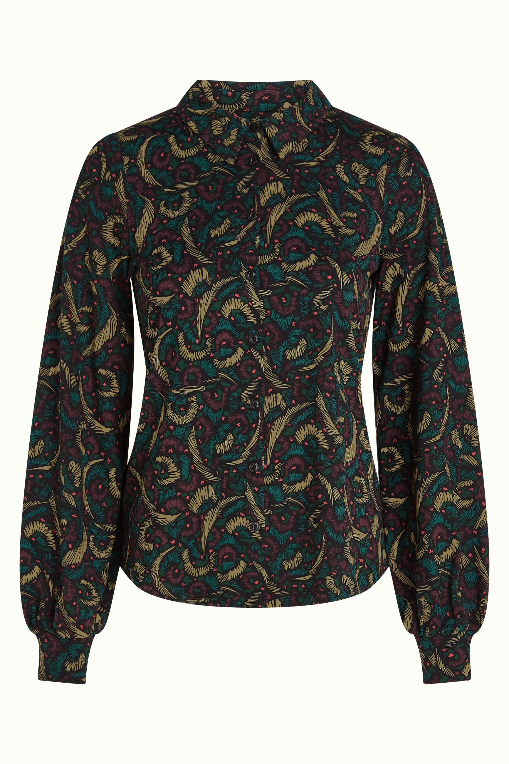 Maisie Blouse Sage - Black