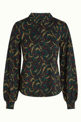 Maisie Blouse Sage - Black