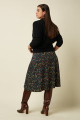 Juno Skirt Sage - Black