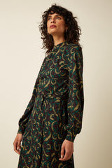 Phoebe Dress Sage - Black