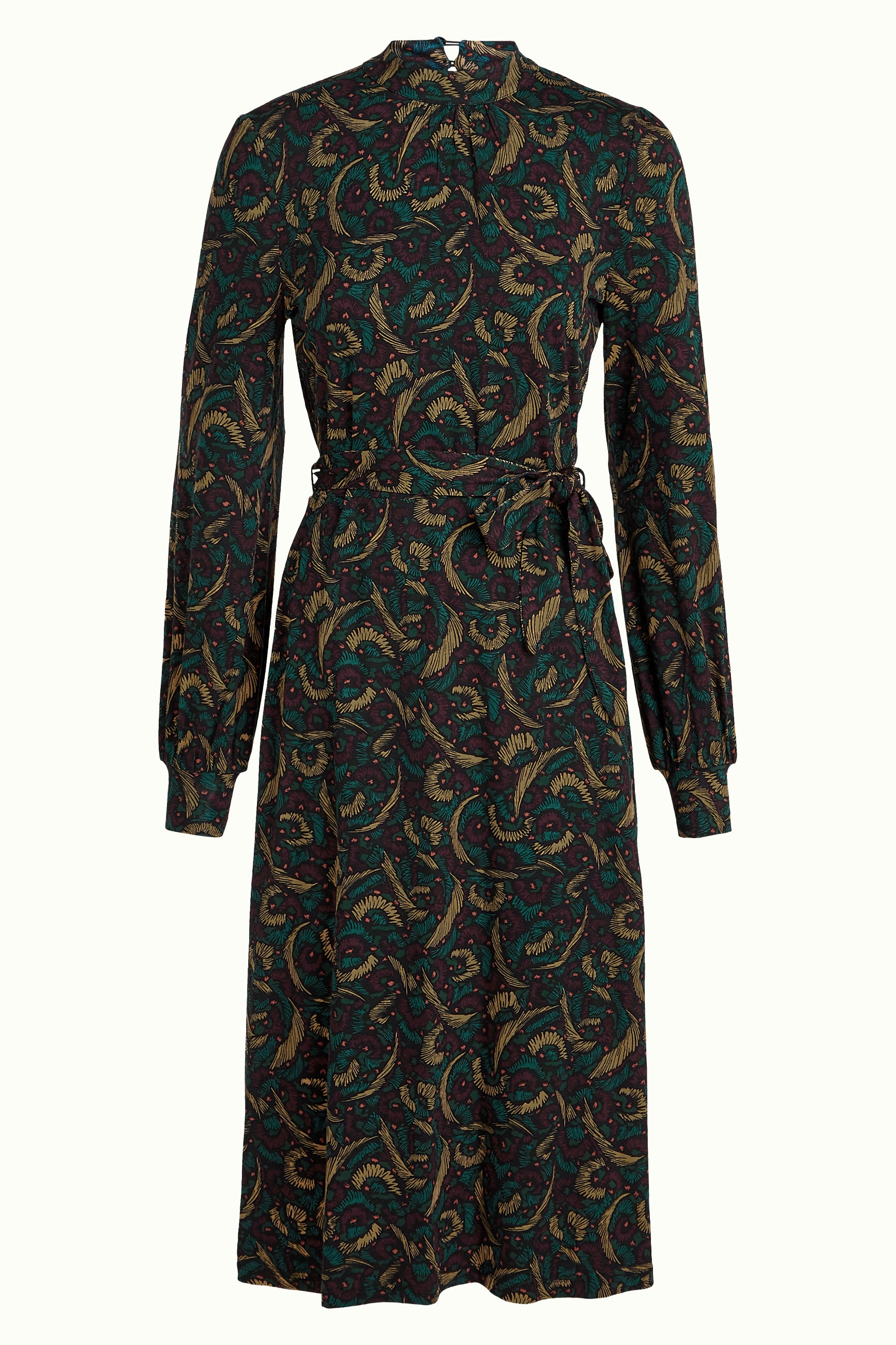 Phoebe Dress Sage - Black