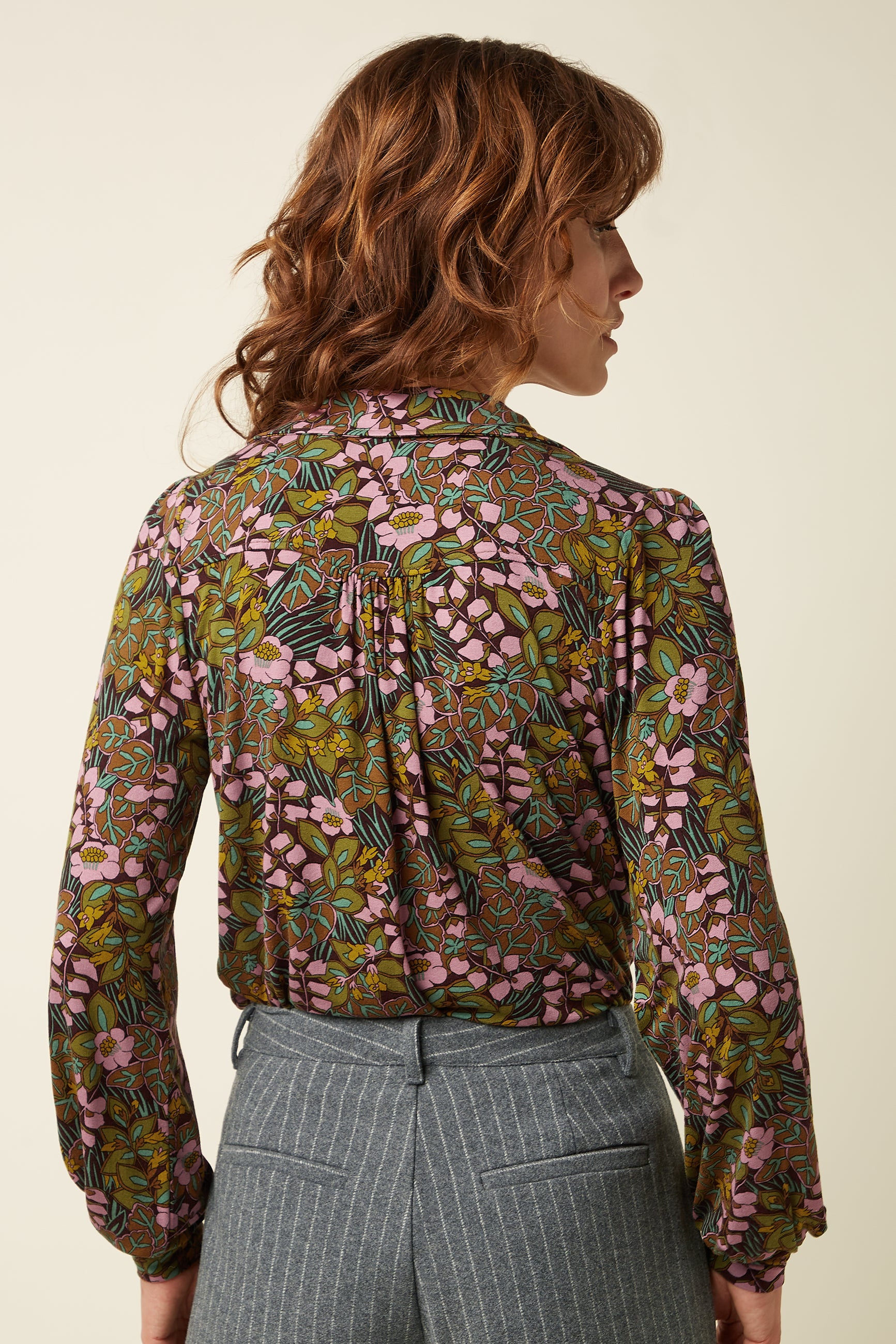 Carina Blouse Sierra - Bitter Chocolate