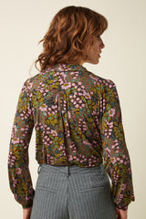 Carina Blouse Sierra - Bitter Chocolate
